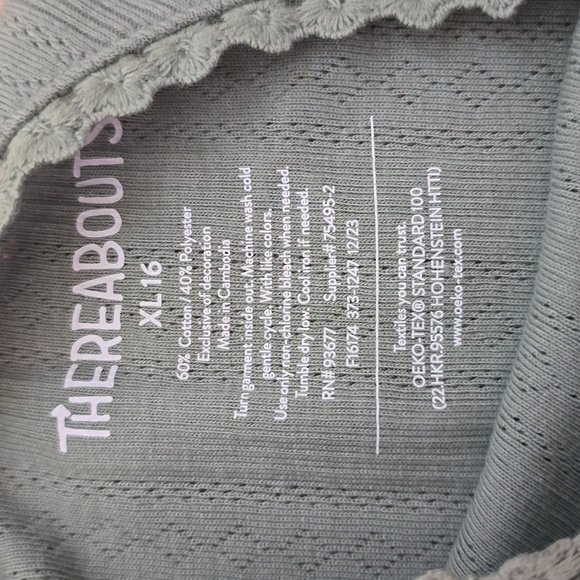 THEREABOUTS BRAND GIRLS PINK AND GREEN SUMMER TANK TOPS BUNDLE SIZE XL 16 - Picture 8 of 9